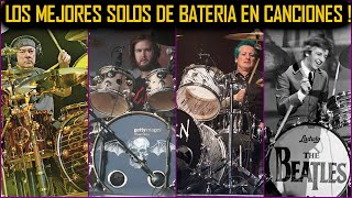 Los 8 Mejores Solos De Bateria Dentro De Canciones Famosas [upl. by Ramirolg]