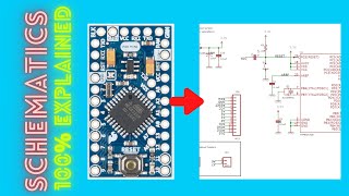 Arduino Pro Mini Board Schematics 100 Explained [upl. by Judenberg]