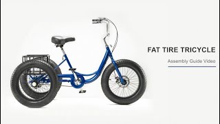 Viribus Fat Tire Tricycle Assembly Video ATB K [upl. by Ajnin592]