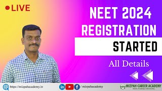 🔴 Live  NEET 2024 Registration Started  Doubt Clarifications  Join Now  Mizpah Career Academy [upl. by Radley]