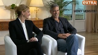 George Clooney amp Julia Roberts Talk Carpool Karaoke Politics and Money Monster at Cannes [upl. by Nwahsav]