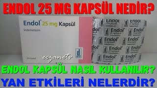 Endol 25 Mg Kapsül Nedir Endol Kapsülün Yan Etkileri Nelerdir Endol Kapsül Nasıl Kullanılır [upl. by Ak]