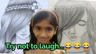 I tried to recreate Farjana drawing Academy  Recreation gone wrong  Recreation Funny video  art [upl. by Jamison240]