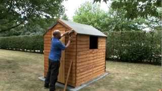 DIY Shed Felt Roof Installation How to Fix a Felt Roof to a Garden Shed amp Tips for Waterproofing [upl. by Ettecul]