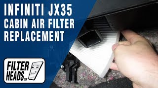 How to Replace Cabin Air Filter 2013 Infiniti JX35 [upl. by Accber]