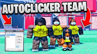 WE USED AUTO CLICKERS TO BECOME THE FASTEST TEAM IN ROBLOX TRACK AND FIELD INFINITE [upl. by Moth]