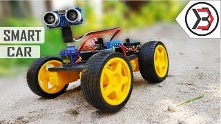 How To Make A DIY Arduino Obstacle Avoiding Car At Home [upl. by Betz]