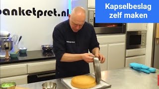 Kapsel beslag biscuit zelf maken [upl. by Vania]