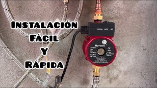 Como instalar un presurizador a un boiler de paso  Hazlo tu mismo [upl. by Aikemat]