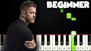 Believer  Imagine Dragons  BEGINNER PIANO TUTORIAL  SHEET MUSIC by Betacustic [upl. by Alister]