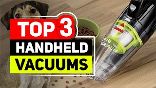 Top 3 Handheld Vacuum Cleaner Picks in 2024 👌 [upl. by Ayeki]