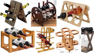 Wooden wine rack  wine stand ideas [upl. by Nennek]