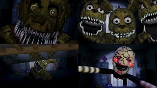 FNaF Custom Jumpscares COMPILATION  FNAF 4  WayTwo [upl. by Suoiluj949]