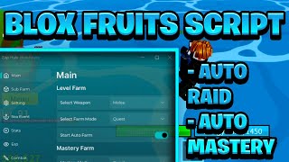 OP NEW Blox Fruits Script Pastebin  ROBLOX Auto Raid amp Auto Mastery Exploit [upl. by Erik]