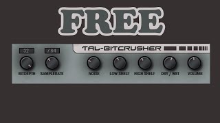 FREE TALBitcrusher by TAL Software [upl. by Eoj997]