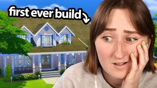 trying to renovate my FIRST EVER SIMS BUILD [upl. by Nodmac390]