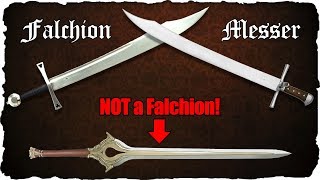 Falchion or Messer  Definition and Differences [upl. by Soisanahta]