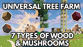 Best Easy Tree Farm Minecraft 121  10000 Wood Logs per Hour [upl. by Lamdin885]