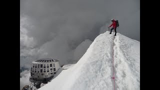 ascension du mont blanc le 15 juin 2017 HD  voie du gouter [upl. by Hsiri]