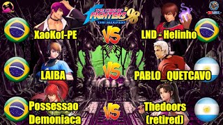 KOF 98 Possessao Demoniaca🇧🇷🆚Thedoors🇦🇷Laiba🇧🇷🆚QUETCAVO🇧🇷 XaoKOFPE🇦🇷🆚LNDHelinho🇦🇷 [upl. by Daza551]