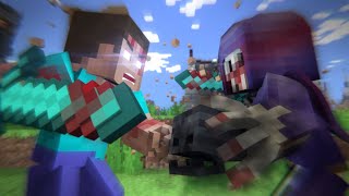 Demons  Herobrine vs Dreadlord Minecraft Music Video [upl. by Avitzur581]