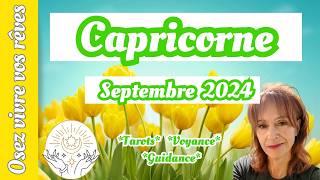 CAPRICORNE Septembre 2024 🌞  Fin dun Cycle Opportunités Inattendues et Succès à Portée de Main [upl. by Mcripley]