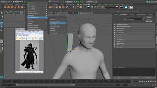 Zbrush character digital sculpt  03  Basic shapes in maya GoZ to Zbrush [upl. by Nitsa]