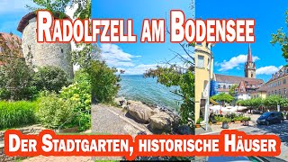 Radolfzell am Bodensee eine Stadt mit historischen Gebäuden und eine schönem Stadtgarten  toll [upl. by Maroney]