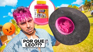 TROLLEI TODOS NA FAZENDA COM TINTA NO CHAPÉU 😂  Kkkkkkkkkkk [upl. by Jaala990]