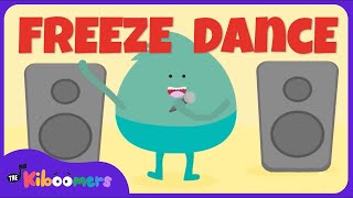 Party Freeze Dance Song  THE KIBOOMERS Preschool Songs for Circle Time [upl. by Ydnyl]