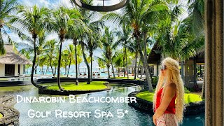 Dinarobin Beachcomber Golf Resort amp Spa 5 Mauritius  хорошая пятерка с видом на гору Ле Морне [upl. by Maxine]