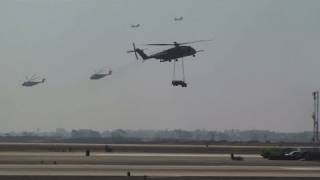 2010 MCAS Miramar Air Show  MAGTF Demo With MV22 Ospreys [upl. by Ettenil]