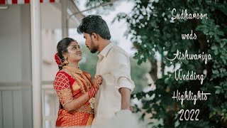 Kovilpatti Wedding Highlights  Sudharson  Aishwarya  Wedding Highlights 2022  Ganga Photography [upl. by Refinneg]