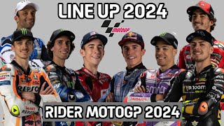 Rider Motogp 2024  Line up Motogp 2024  Motogp 2024  Motogp Hari ini [upl. by Retsek997]