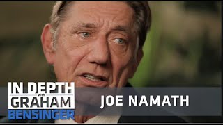 Joe Namath Overcoming alcoholism illegal college offers and playing through concussions [upl. by Asatan]