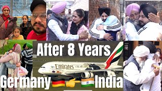 ✈️  After 8 YEARS  GERMANY 🇩🇪👉🇮🇳 INDIA  ✈️ Please Subscribe 🙏 [upl. by Nylecaj]