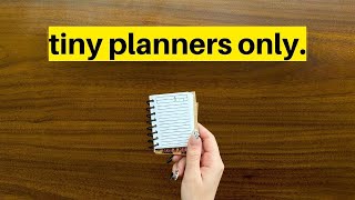 The Small Planner Revolution Explained [upl. by Crispas]