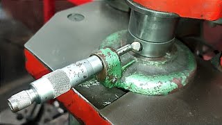 not all fast work is bad part 2 measure the drilling results sharpen the shiny cylinder block [upl. by Sheply]