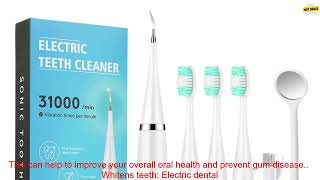 1005004857034931 Electric Dental Scaler Calculus Remover Teeth Plaque Cleaner Teeth Whi [upl. by Siladnerb]