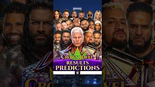 WWE Crown Jewel 2024  Results Predictions Bevelock Shorts CrownJewel WWECrownJewel [upl. by Nimsaj]