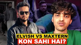 ELVISH YADAV vs MAXTERN Fight Controversy  kal ka londa [upl. by Yendahc]