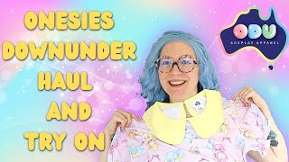 Onesies DownUnder Haul And Try On  ABDL Outfits  Little Clothing Haul [upl. by Schumer]