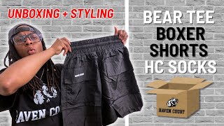 HAVEN COURT UNBOXING  STYLING  BEAR TEE BOXING SHORTS HC SOCKS [upl. by Asor125]