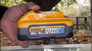 DEWALT 20V MAX POWERSTACK Battery Review [upl. by Talmud]