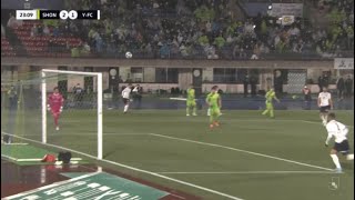 Yokohama FC defender scores stunning owngoal in J1 League draw with Shonan Bellmare [upl. by Aicelef]