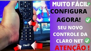 ✅FÁCILCOMO configurar novo CONTROLE da CLARO NET na sua TELEVISÃO ✅ [upl. by Featherstone]