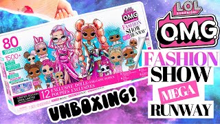 LOL OMG FASHION SHOW MEGA RUNWAY Unboxing Limited Edition 2 New OMG Dolls [upl. by My]