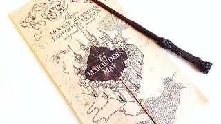 The Noble Collection Harry Potter Marauders Map review [upl. by Forbes568]