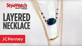 Spring Fashion Must Haves Long Layered Necklace  JCPenney Jewelry [upl. by Malik830]