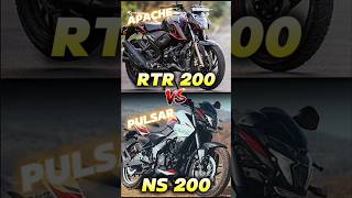 Apache RTR 200 4V VS Pulsar NS 200  Which Is Better   yashautocars rtr200 ns200 apachertr [upl. by Millman697]